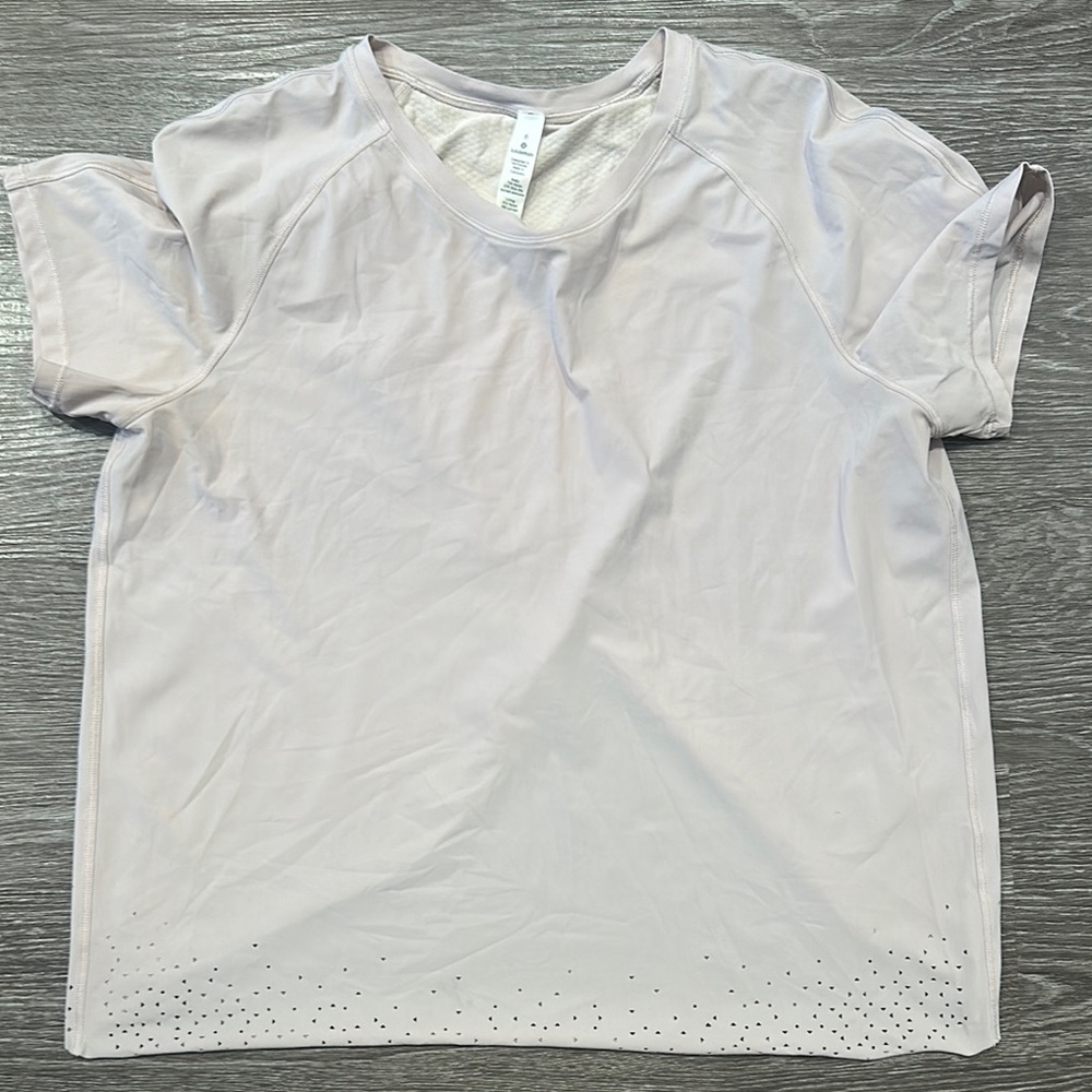 Cute Light Pink Yoga/Pilates Cover Top